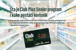 CLUB PLUS SENIOR program – posebne pogodnosti za penzionere