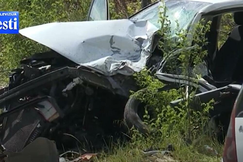 Jedna od nezgoda sa crnogorskih drumova, Foto: Printscreen/YouTube/TV Vijesti