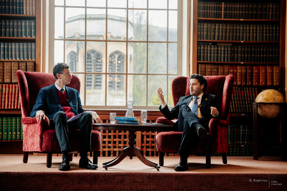 Abazović na predavanju, Foto: Flickr/VladaCrneGore