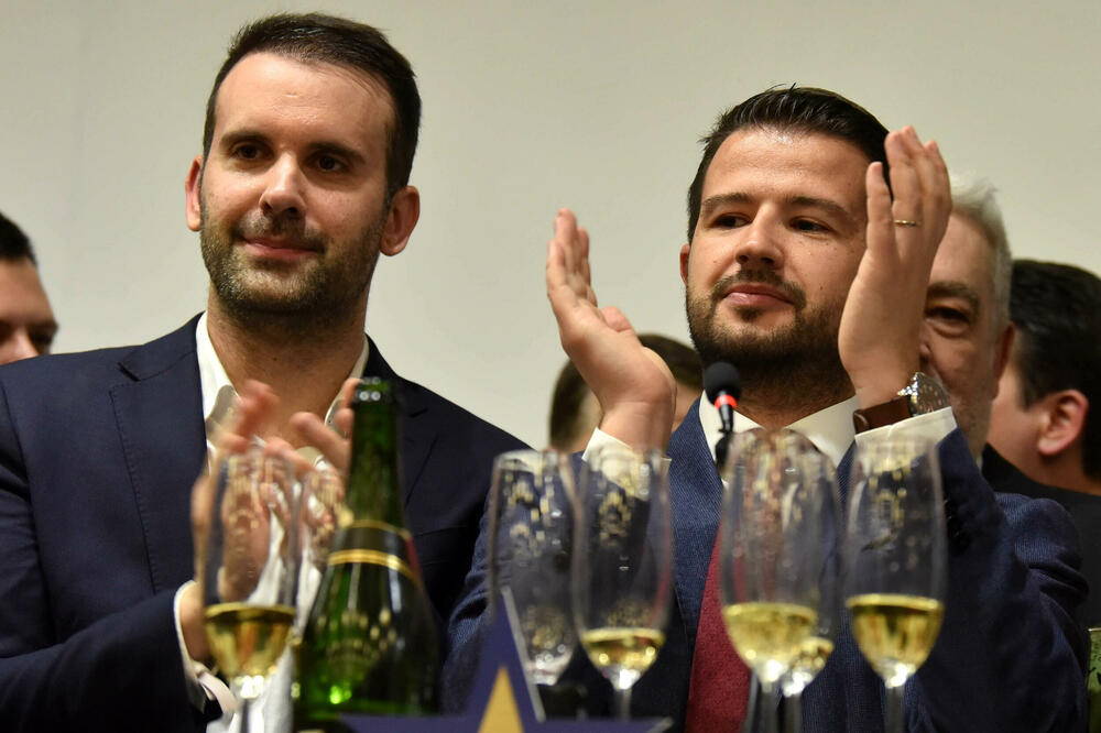 Suprotstavljeni pogledi već uzimaju danak: Spajić i Milatović, Foto: BORIS PEJOVIC