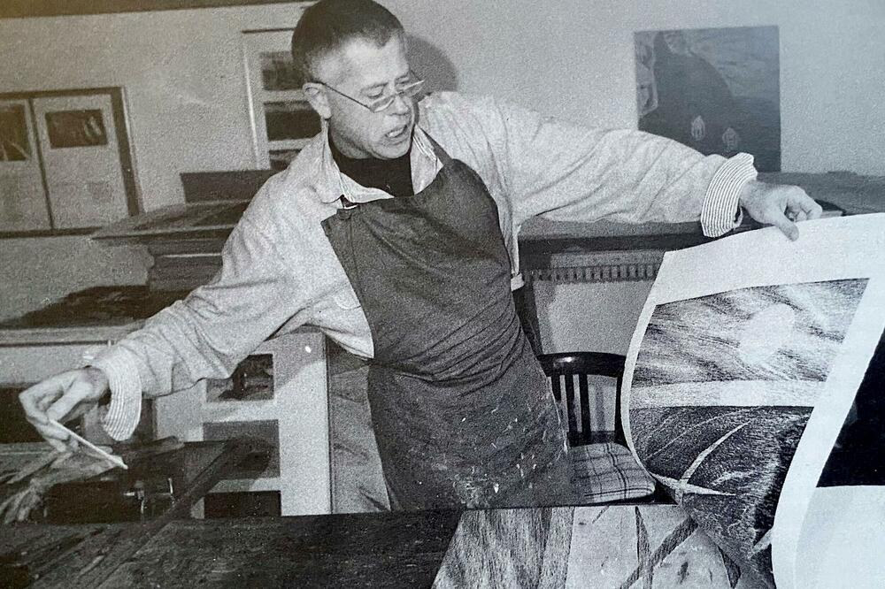 Gerhard Hermans (1936-2015); iz kataloga izložbe "Posljednji pejzaži" u muzeju u Šlezvig-Holštajnu 1992., Foto: D. Dedović