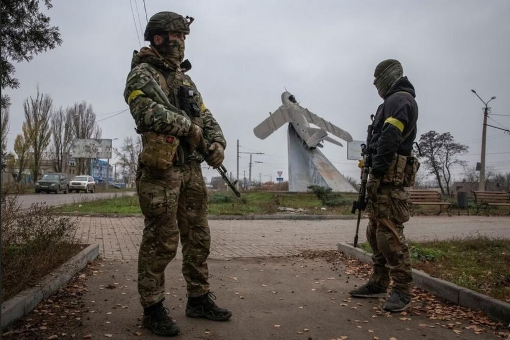 Čečeni koji se bore na strani Ukrajine u Bahmutu, Foto: Rojters