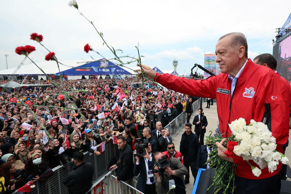 Erdogan u posjeti aeronautičkom Sajmu "Teknofest" na starom aerodromu Ataturk, Foto: REUTERS