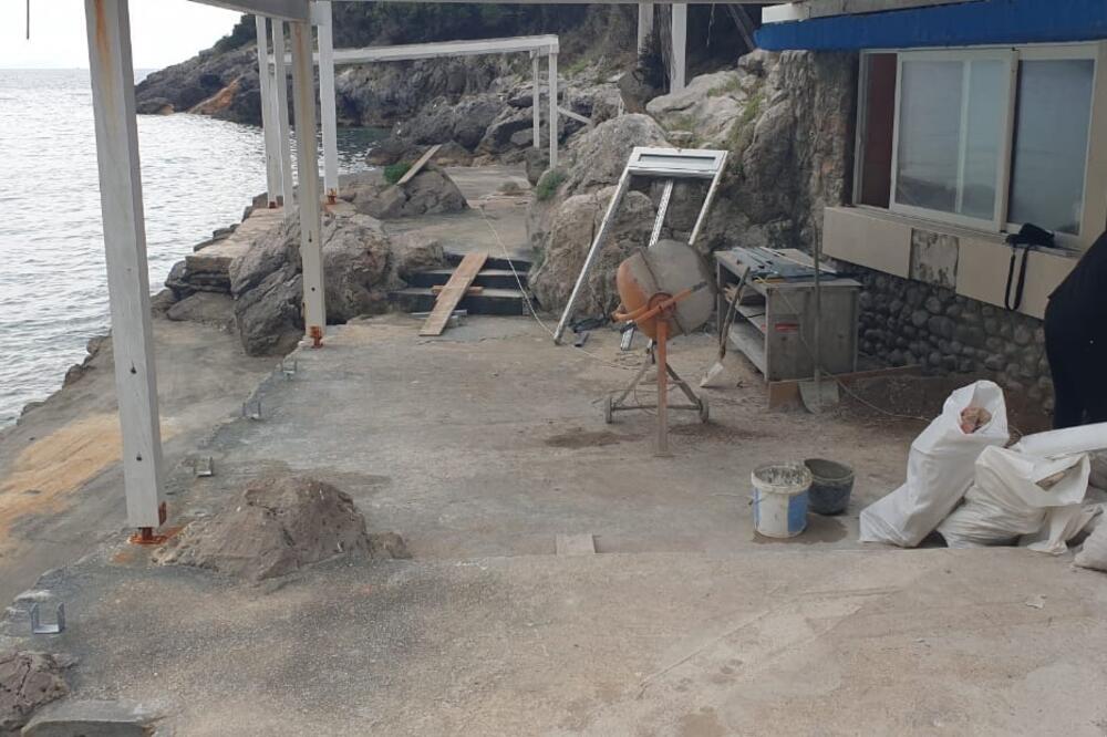 Radovi na plaži, Foto: Privatna arhiva