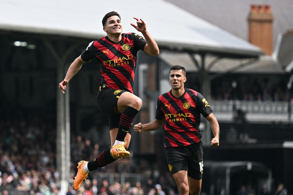 Alvares proslavlja gol, Foto: Reuters