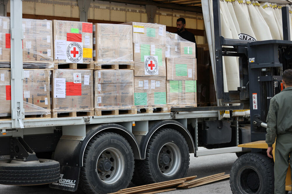 Zalihe medicinske pomoći za Sudan u Jordanu, Foto: REUTERS