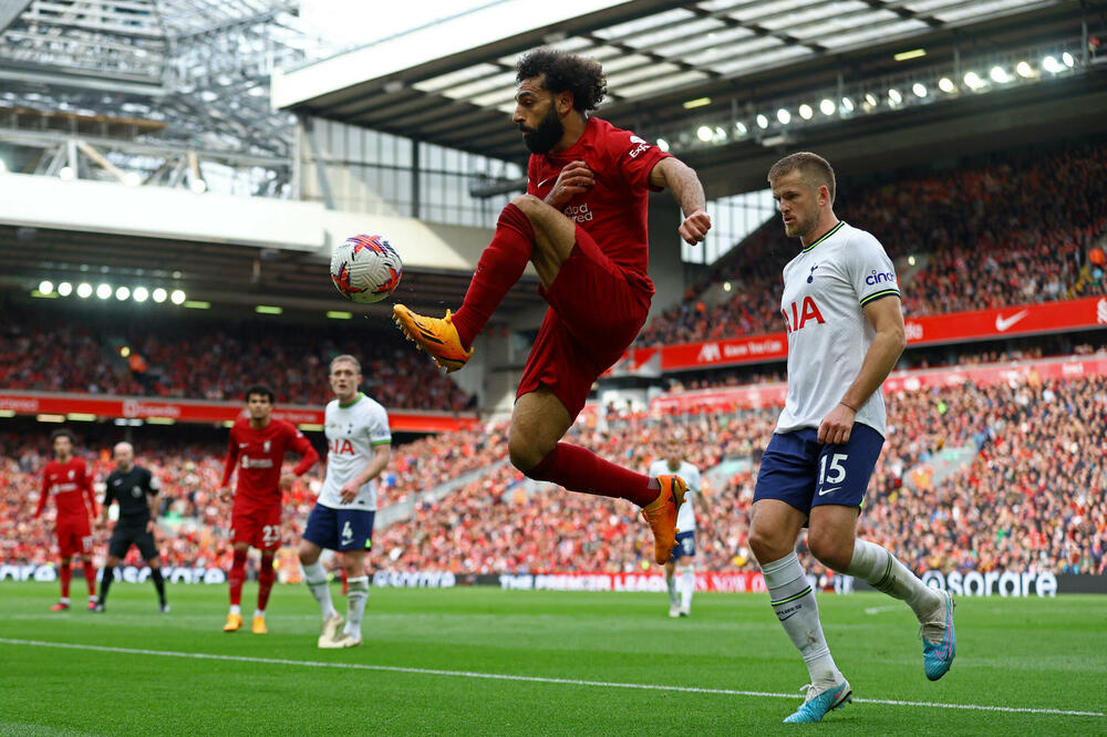 Salah na današnjoj utakmici, Foto: Reuters