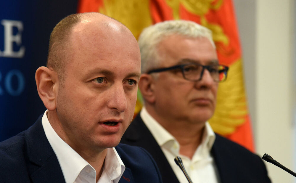 Lideri Nove i DNP-a, Milan Knežević i Andrija Mandić