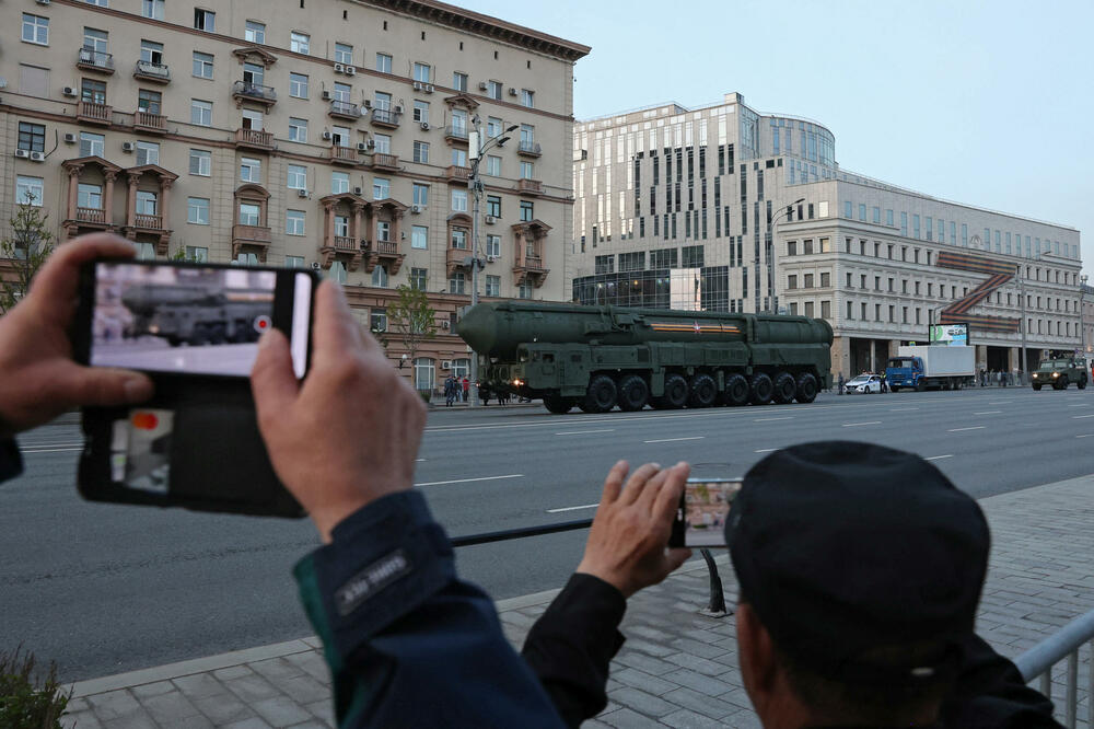 Pripreme za vojnu paradu u Moskvi