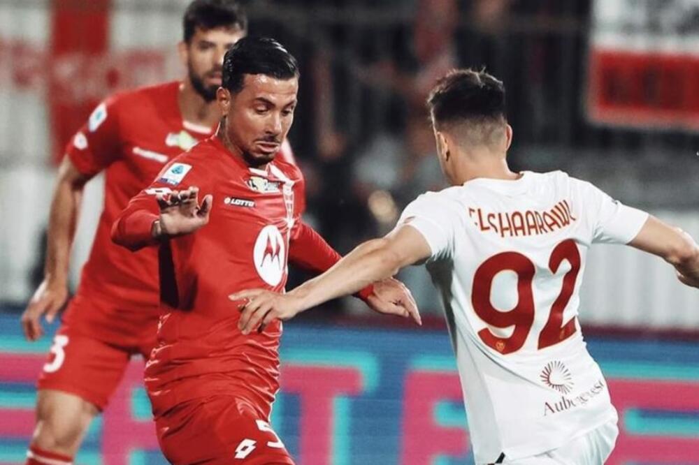 Ico je sinoć igrao za Moncu protiv Rome, Foto: Twitter/AC Monza