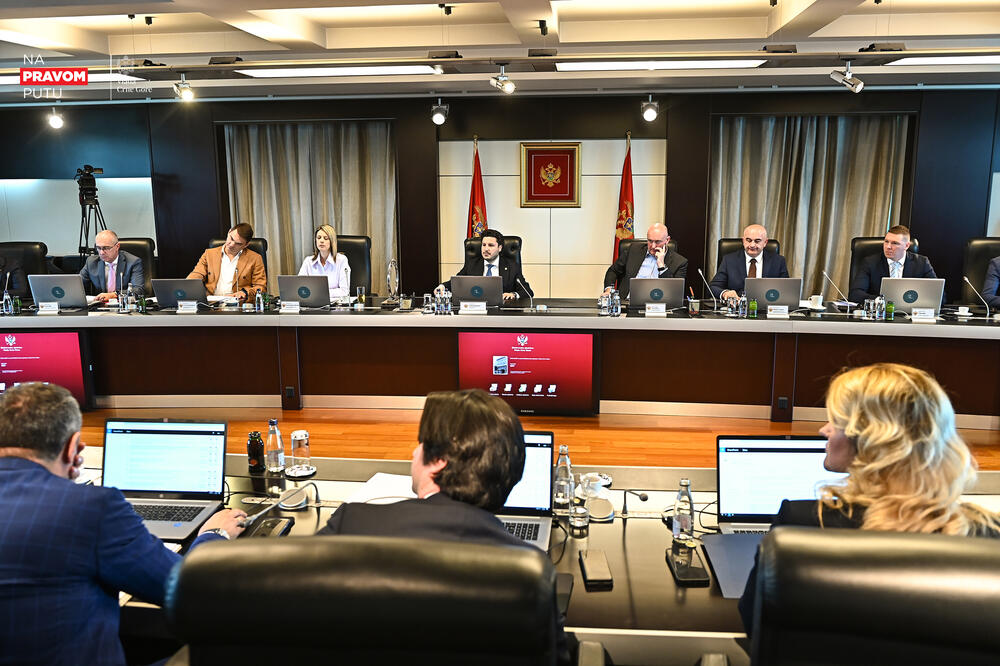 Sa sjednice Vlade, Foto: Vlada Crne Gore
