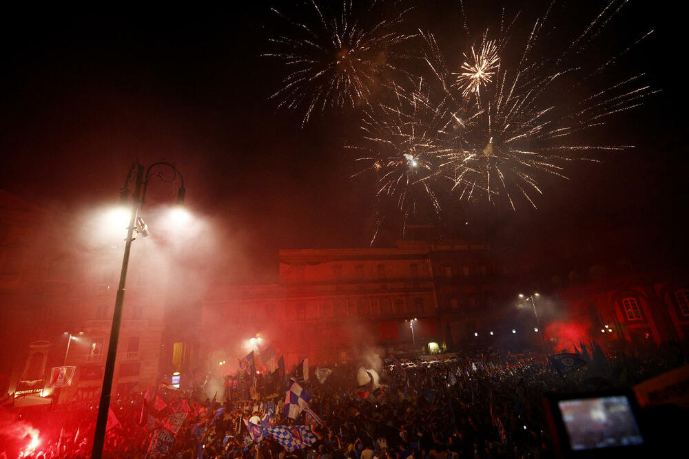 <p>Foto priča iz grada novih šampiona Italije</p>