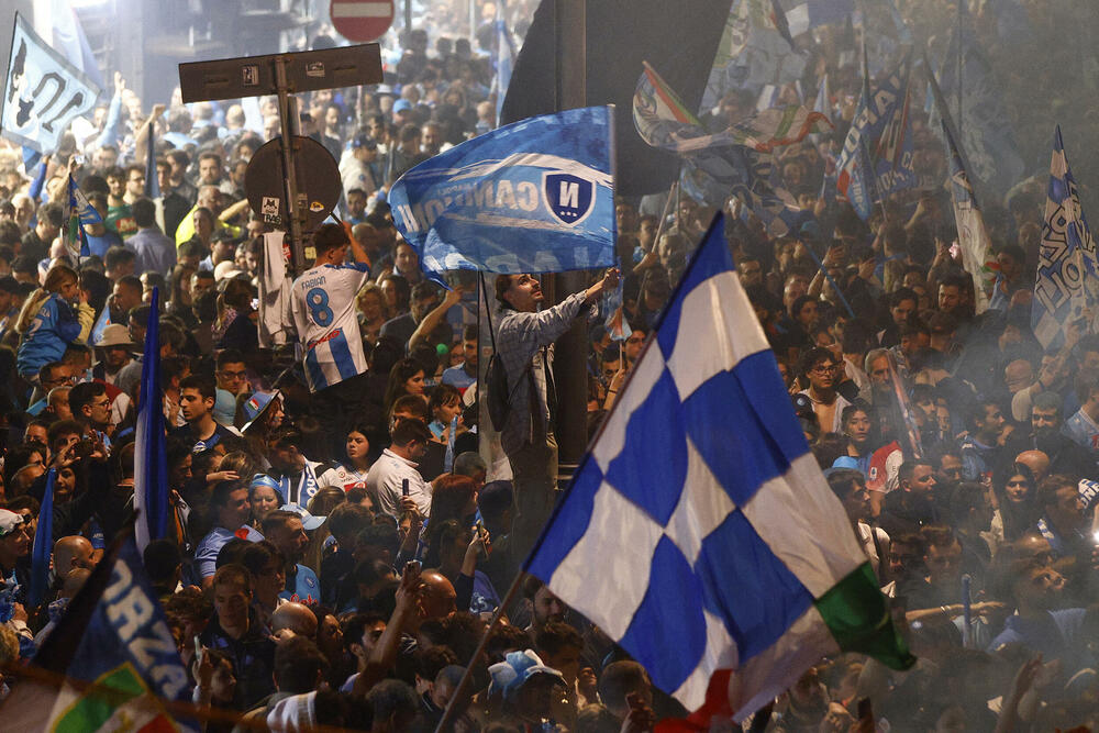 <p>Foto priča iz grada novih šampiona Italije</p>