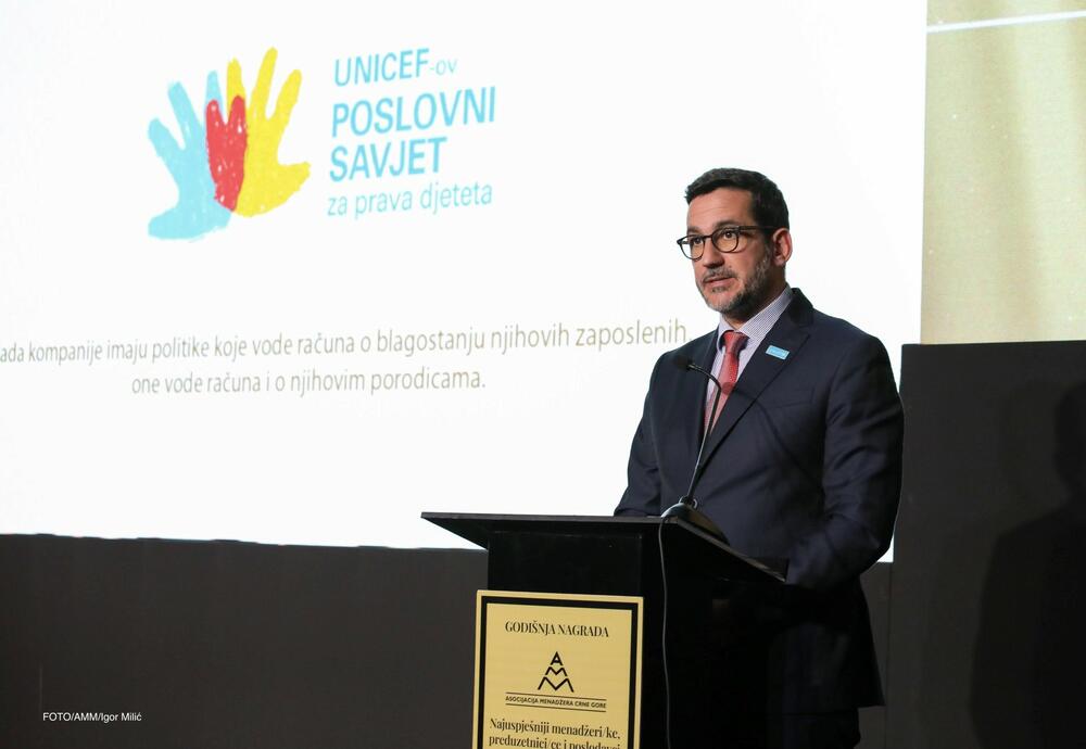 Huan Santander, šef predstavništva  UNICEF-a u Crnoj Gori