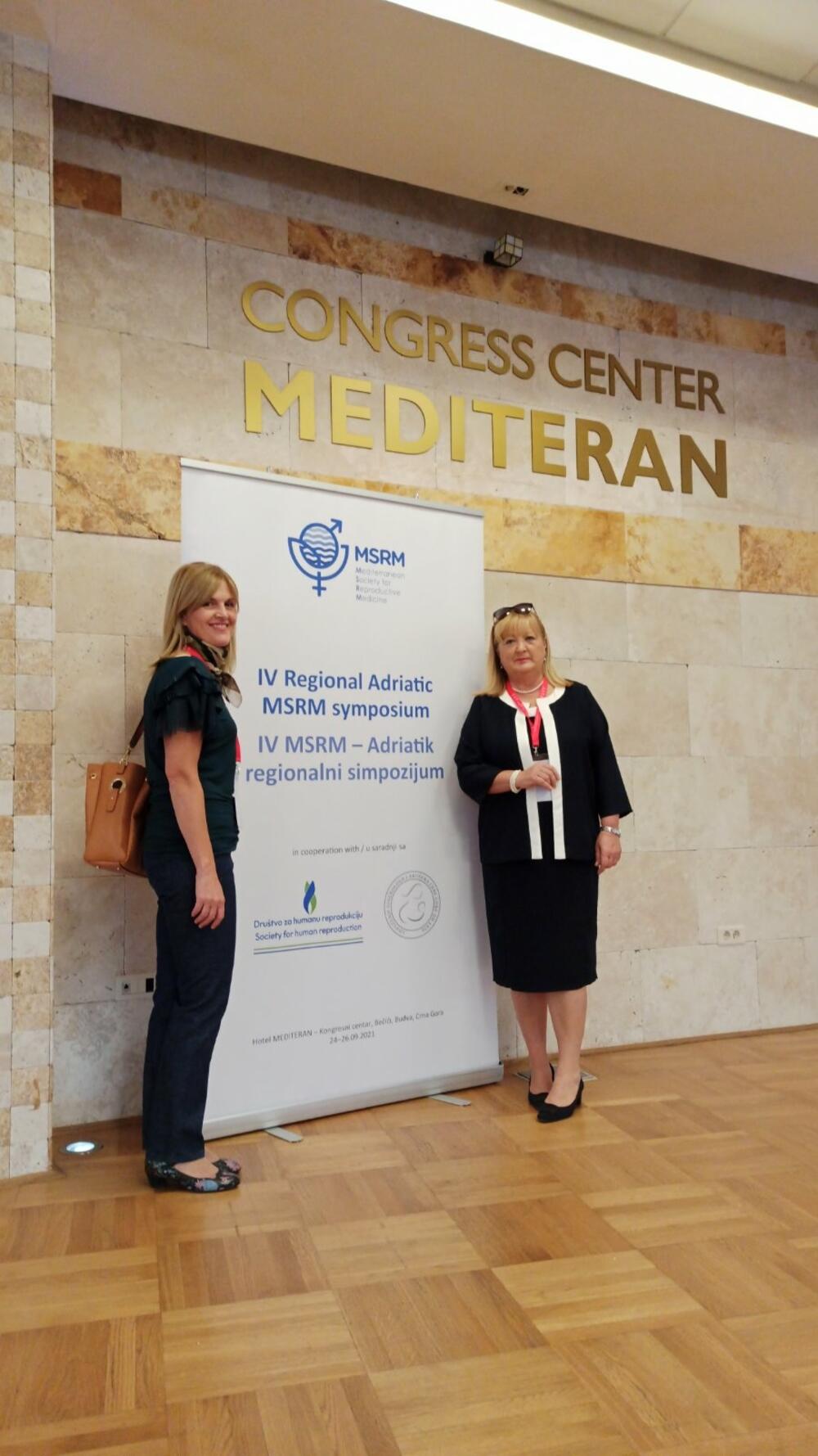 Sa koleginicom dr Tatjanom Montenko Simić