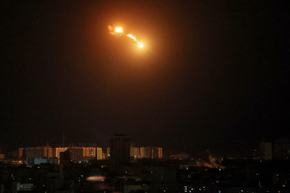 Eksplozija drona iznad Kijeva, Foto: Reuters