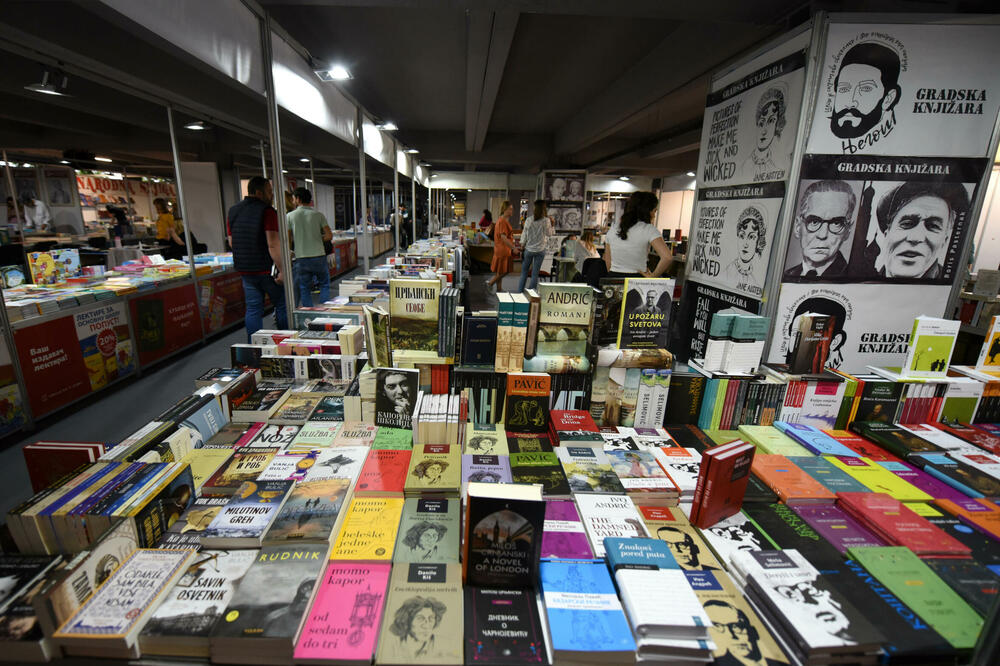 From the Book Fair in Podgorica, Photo: Boris Pejović