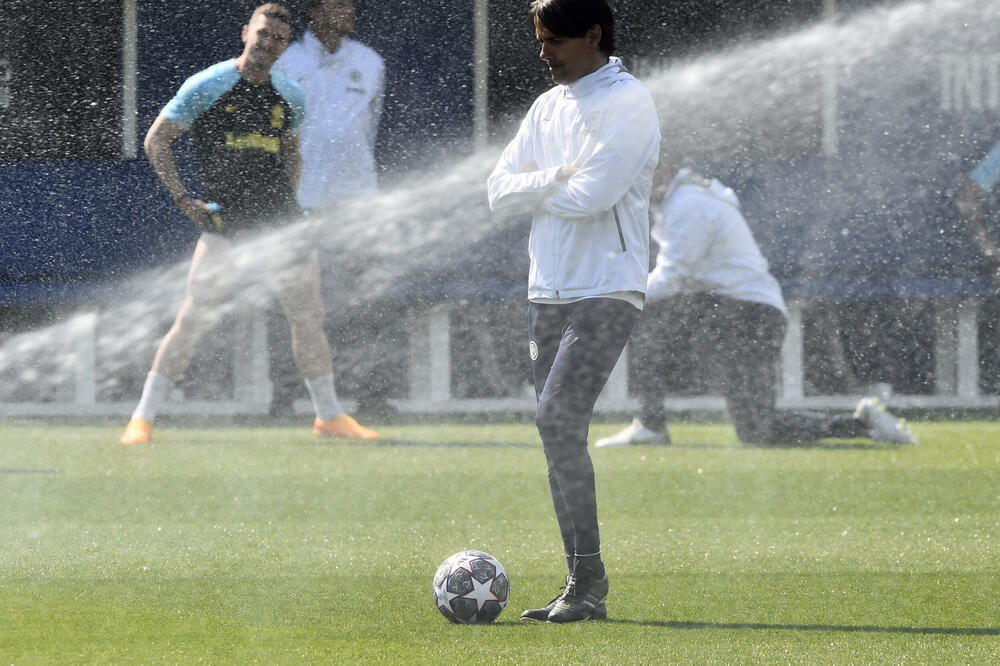 Inzagi na treningu Intera, Foto: Reuters