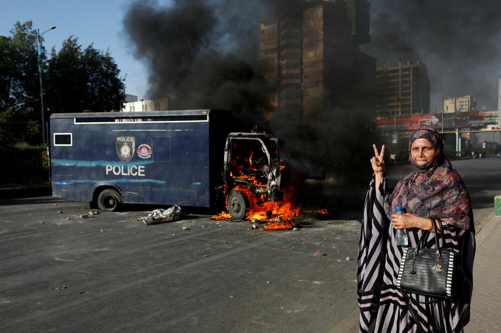 Detalj tokom sukoba u Karačiju, Foto: Reuters
