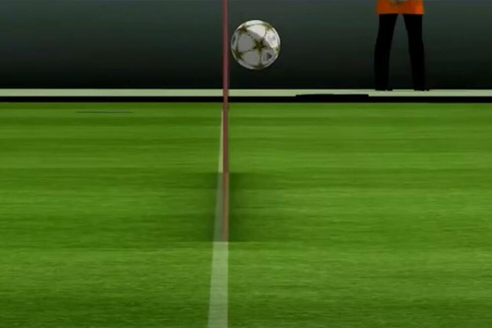 BeIn sport je u 3D snimku pokazao da je lopta prije pogotka Sitija napustila teren, Foto: Printscreen YouTube/GL NEWS