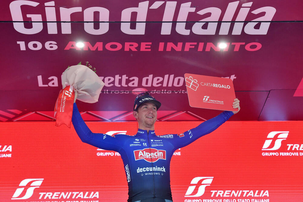 Kejden Grovs na podijumu, Foto: Reuters