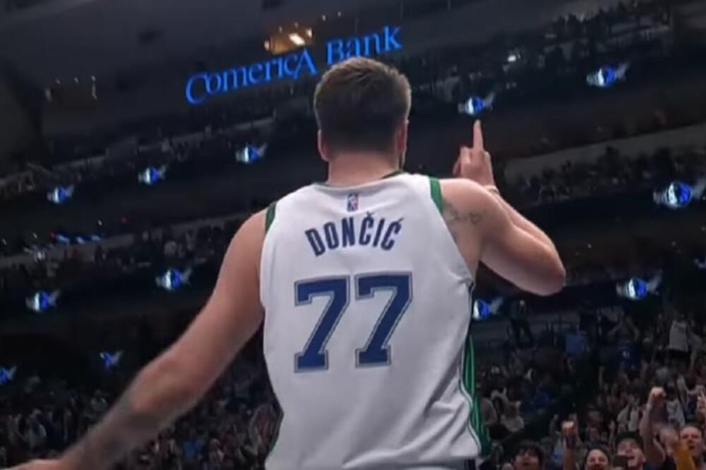 Dončić, Foto: Printscreen YouTube/NBArtv