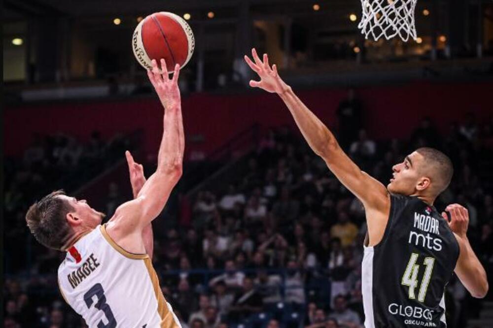 Flečer Megi i Jam Madar na ranijem meču SC Derbija i Partizana, Foto: ABA