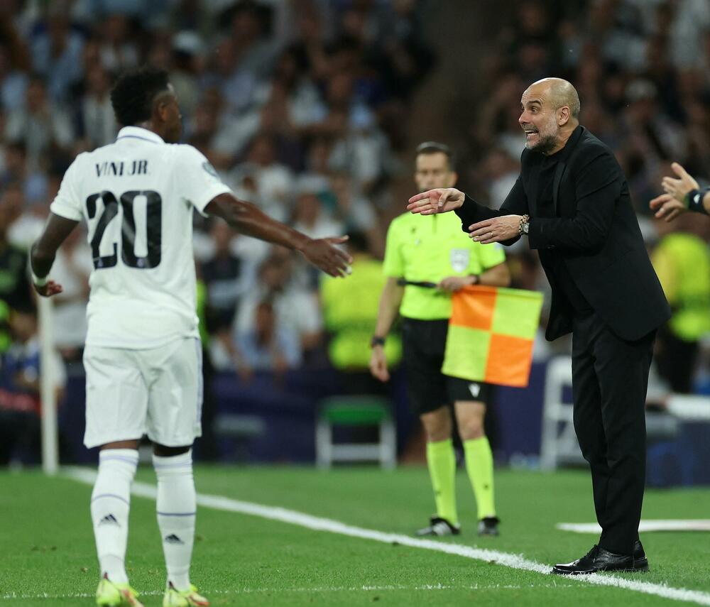 Veliki aduti Reala i Sitija: Vinisijus Žunior i Pep Gvardiola