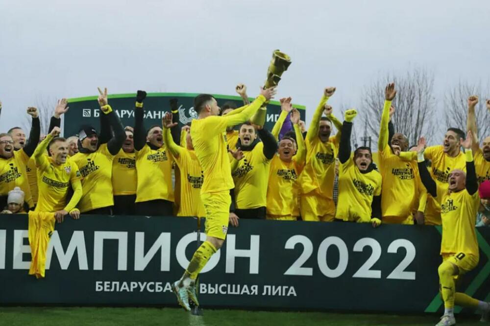 Ostali bez krune: Fudbaleri Šahtjora iz sporne sezone, Foto: fcshakhter.by