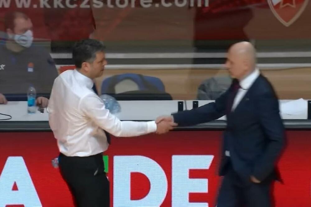 Petar Mijović je u Beogradu srušio Zvezdu koju je vodio Saša Obradović, Foto: Printscreen YouTube/ABA