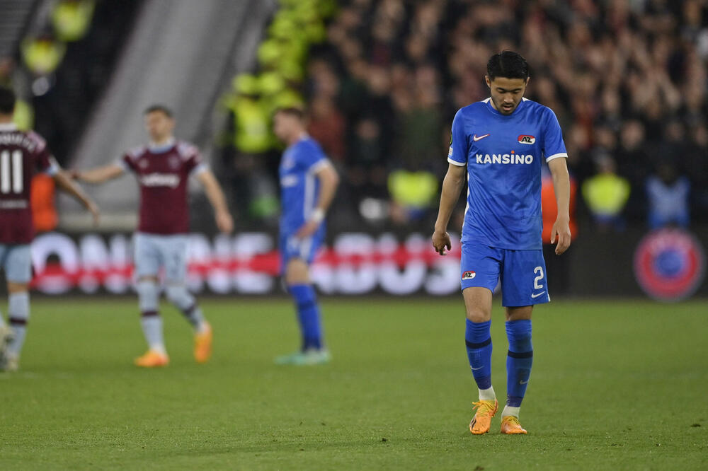 Vest Hem je pobjedom and AZ Alkmarom spasio francusku Ligu 1 pada na peto mjesto, Foto: TONY OBRIEN