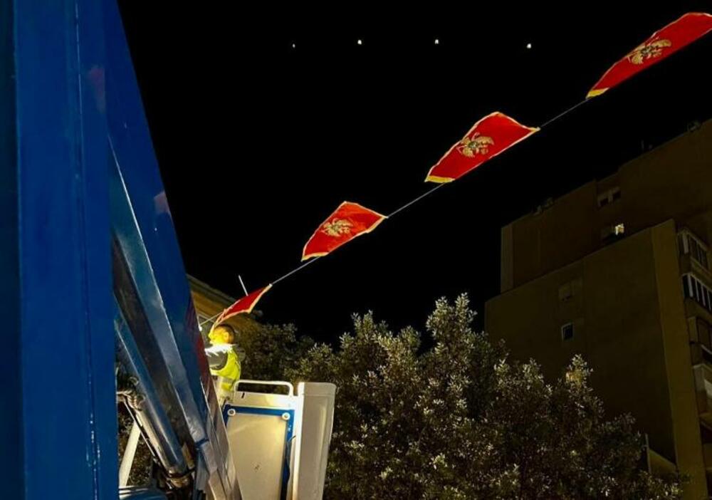 decorating Podgorica, Independence Day
