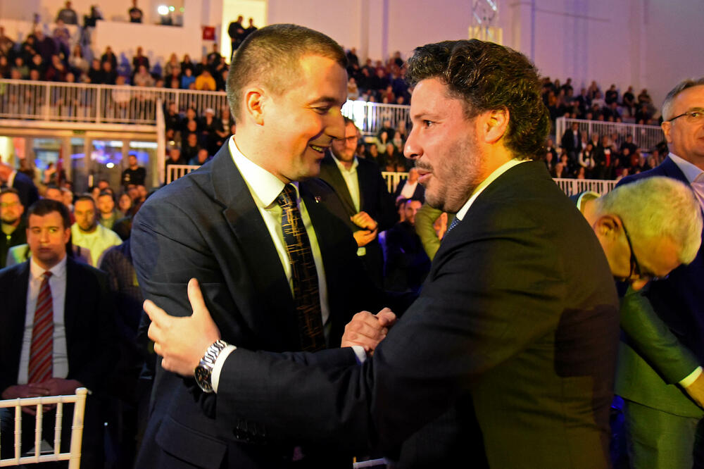 Aleksa Bečić i Dritan Abazović, Foto: Boris Pejović