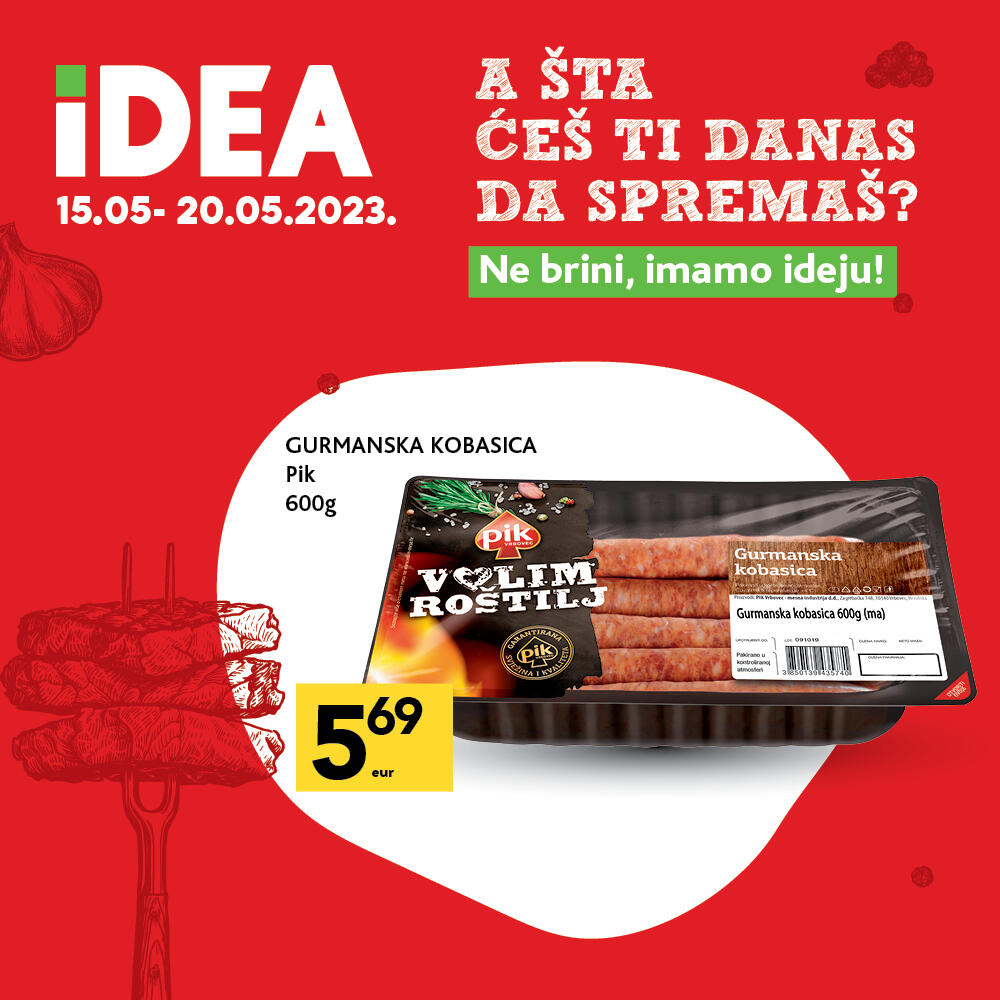 <p><strong>U IDEA prodavnicama očekuje vas provjereno i kvalitetno pakovano meso </strong></p>