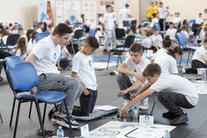 The first robotics league for elementary school students was held
