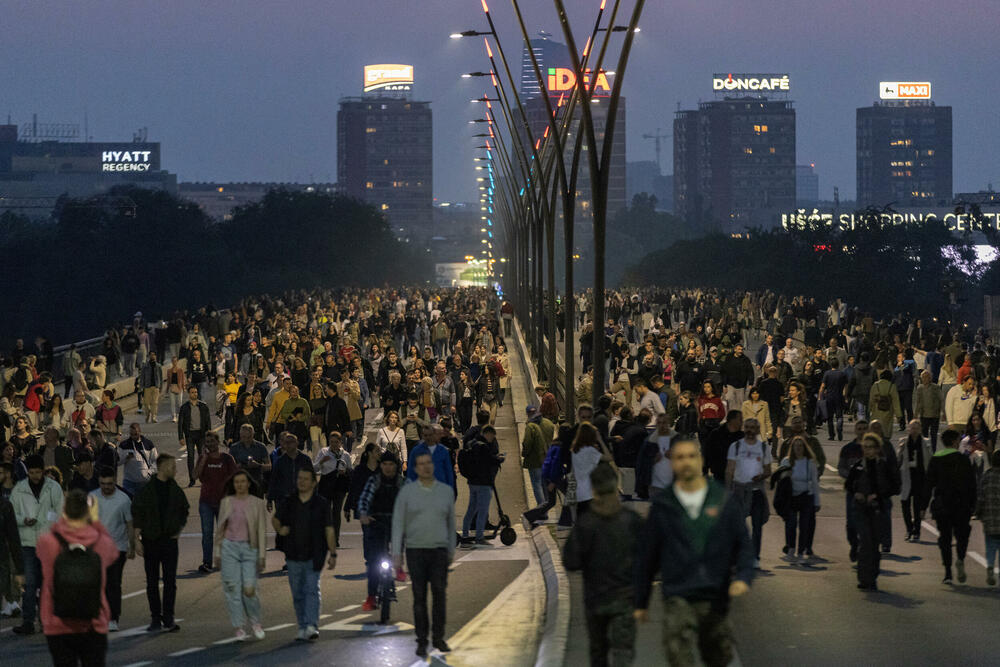 Beograd protest