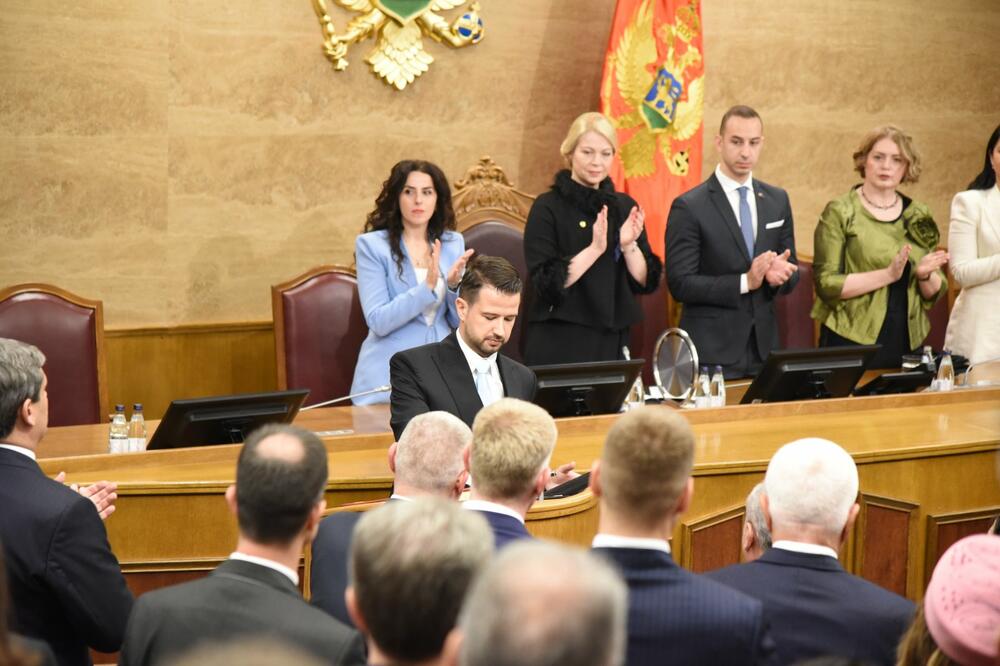 Milatović during the swearing-in, Photo: Luka Zeković