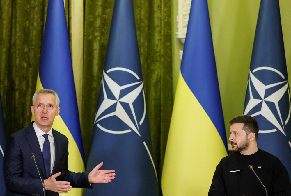Generalni sekretar NATO sa predsjednikom Ukrajine u Kijevu