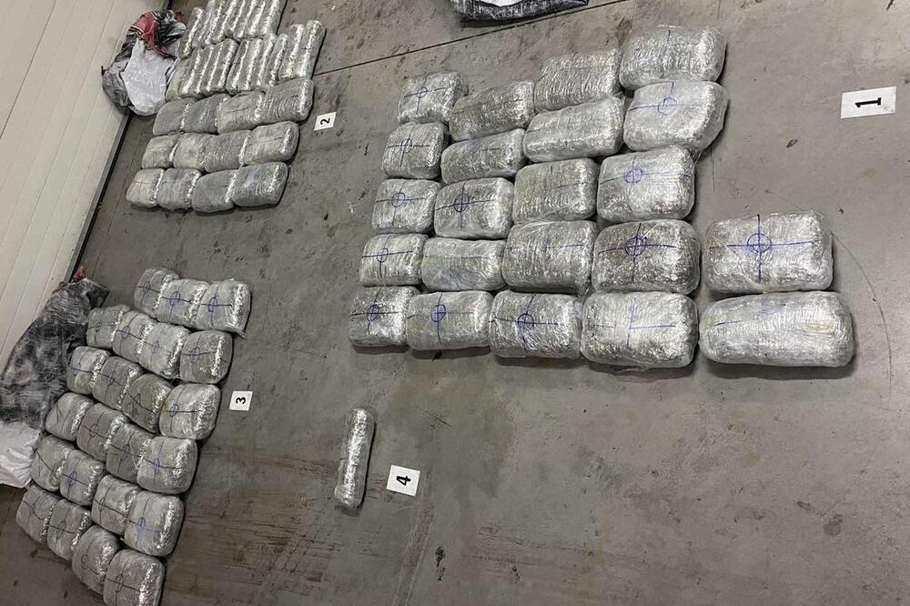 Zaplijenjena droga, Foto: Uprava policije