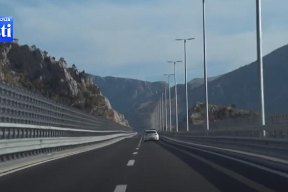 Detalj sa auto-puta, Foto: Screenshot/TV Vijesti