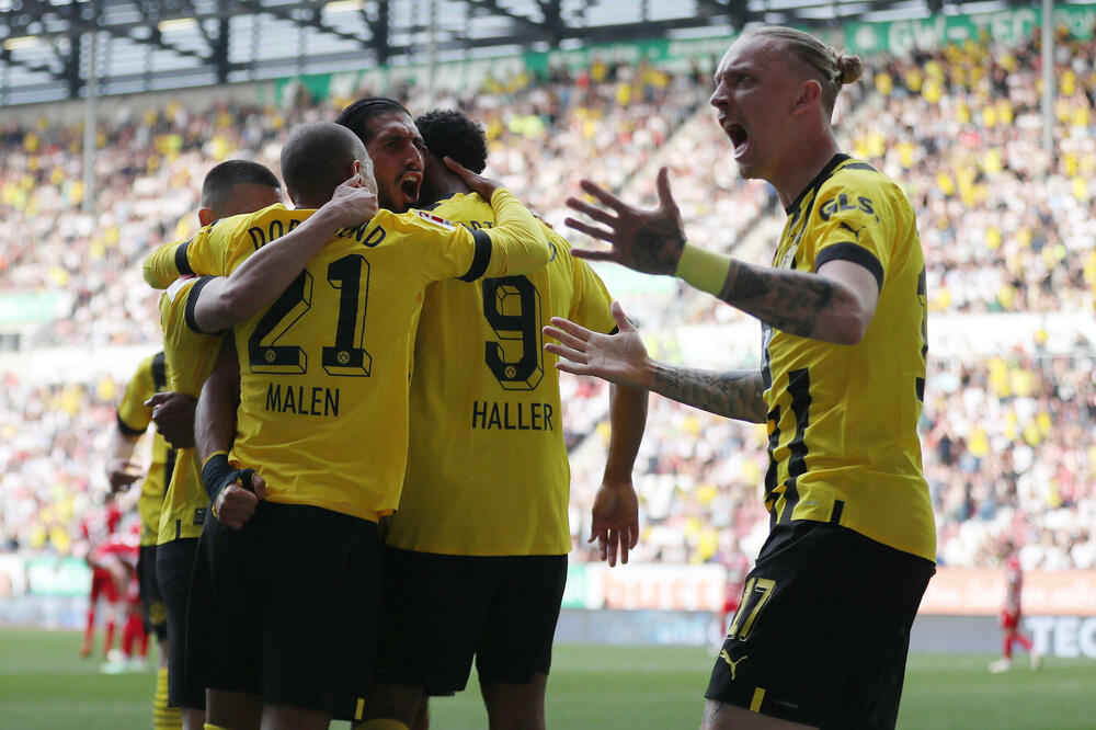 Slavlje fudbalera Borusije, Foto: Reuters