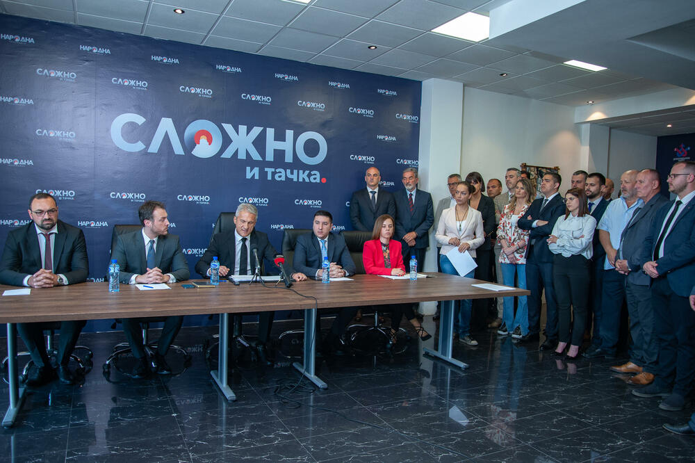 Predstavnici Narodne koalicije, Foto: Narodna koalicija Složno i tačka