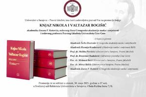 U utorak u Sarajevu promocija knjige "Knjaz Nikola i Valtazar...