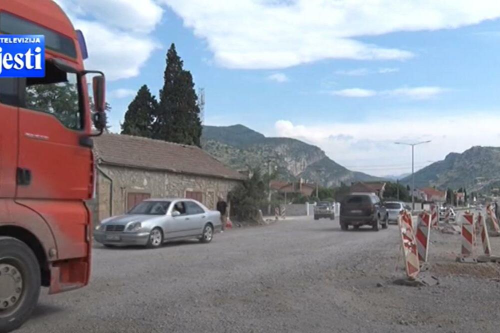 Radovi na bulevaru Vilija Branta, Foto: Printscreen/YouTube/TV Vijesti