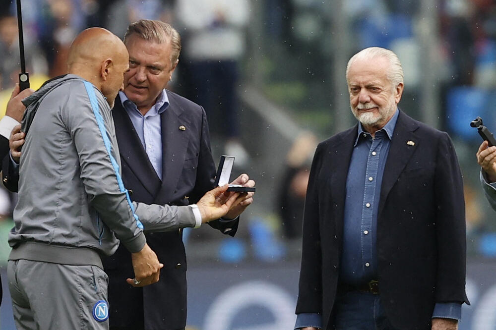 Spaleti i De Laurentis, Foto: Reuters