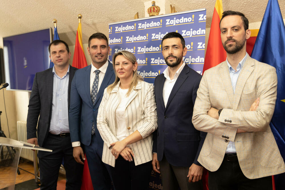 Representatives of the 'Together' coalition in Šavnik