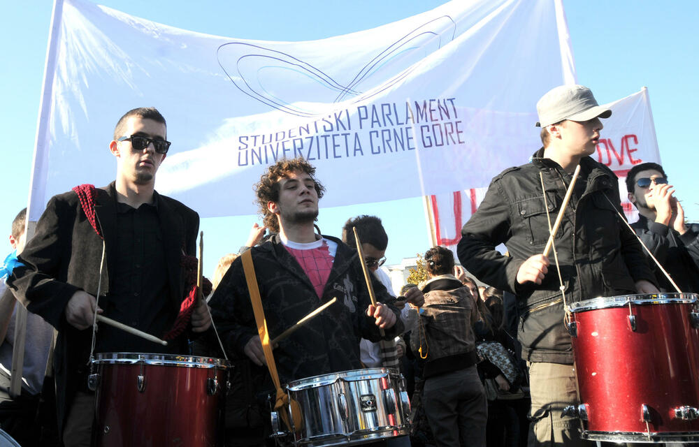 Student protests at the end of 2011