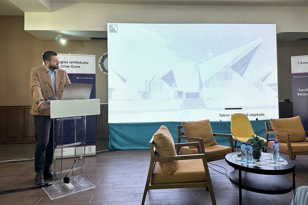 Stevović na kongresu, Foto: Direktorat glavnog državnog arhitekte