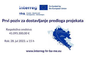Prijavite se na Prvi poziv Interreg IPA programa Hrvatska – Bosna...