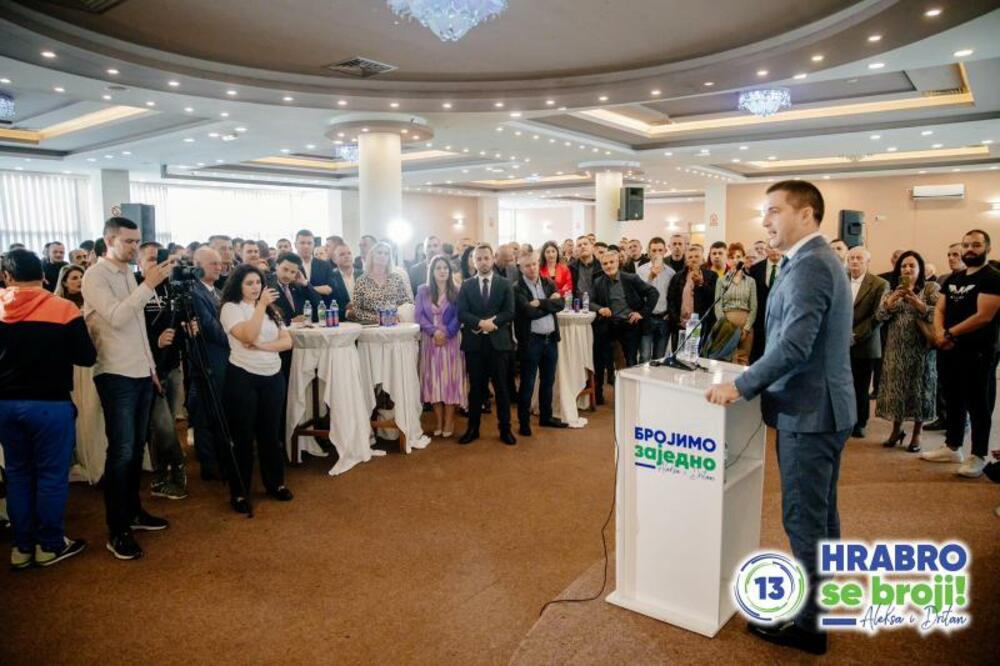 Bečić na predizbornom skupu u Rožajama